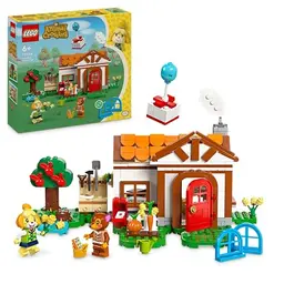 LEGO Animal Crossing Melinda Besuch mit 2 Mini-Figuren – Kreatives Spielzeug für Kinder ab 6 Jahren, Geschenkidee 77049