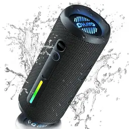 OHAYO Bluetooth Lautsprecher mit RGB Licht, 30H Akku, IPX7 Wasserdicht, für Outdoor und Partys