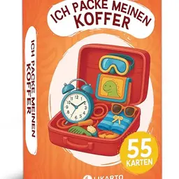 LIKARTO Ich packe meinen Koffer - Familienspiel für Kinder ab 4 Jahren - Lustiges Lernspiel für Zuhause und unterwegs