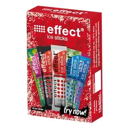 effect® Ice Sticks – 10er Pack mit 10 Wassereis in 5 Energy-Geschmacksrichtungen für heiße Tage