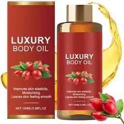 Glow Remedy Körperöl für Frauen, Luxury Body Oil mit Vitamin E & Ringelblume, 100ml