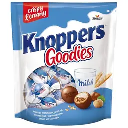 Knoppers Goodies Knusper Minis (1 x 180 g) – Waffelkugeln mit Haselnuss und Schokolade