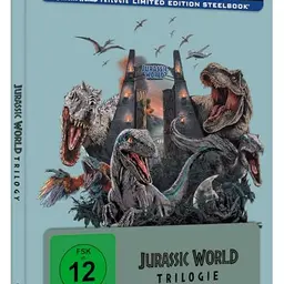 Jurassic World Trilogy Limited Steelbook 4K Ultra HD + Blu-ray