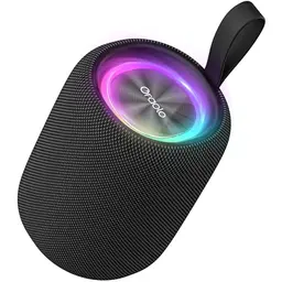 oraolo Bluetooth-Lautsprecher mit RGB-Lichtern, IPX6 wasserdicht, tragbar für Zuhause, Radfahren und Partys, 8 Stunden Wiedergabe