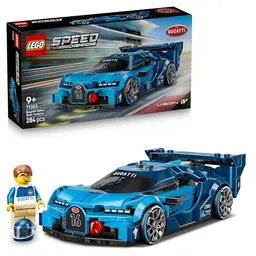 LEGO Speed Champions Bugatti Vision Gran Turismo - Modell mit Fahrerfigur, Gaming Geschenk für Kinder ab 9 Jahre und Motorsportfans