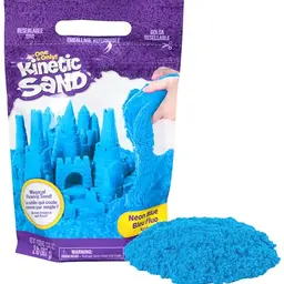Kinetic Sand - Blauer Sand (907 g) für Indoor-Sandspiel, fördert Feinmotorik, für Kinder ab 3 Jahren