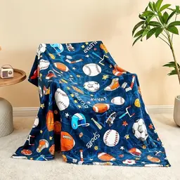 Wajade Kuscheldecke für Kinder – Flauschige Sherpa- und Fleecedecke, weich und warm, 127 x 153 cm