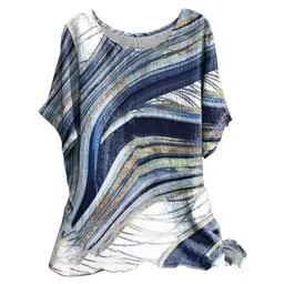 Schnäppchen Wickelbluse Damen Shirt Plus Size Elegante Mode für Frauen ab 50 in Weiß