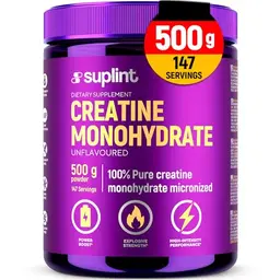 Mikronisiertes Creatin Monohydrat Pulver 500 g – 100 % rein – Vegan und ohne Gentechnik