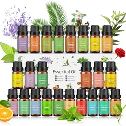 Ätherische Öle Set 24x10ml – Naturrein Duftöle für Diffuser, Kerzen, Spa & mehr