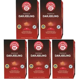 Teekanne Premium Darjeeling, 5er Pack (100 Teebeutel)