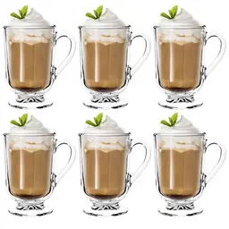 KADAX Kaffeegläser 6er Set - Trinkgläser für Tee, Kaffee, Irish Coffee und Cappuccino