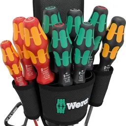 Wera Gürteltasche Set 1 - 10-teiliges Schraubendreher-Set