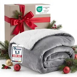 BEDSURE Kuscheldecke Grau - Flauschige Sofadecke 150x200 cm für Couch