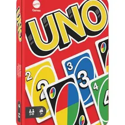 Mattel Games UNO-Kartenspiel in Metallbox, Gesellschaftsspiel für 7+ Jahre, 112 Karten