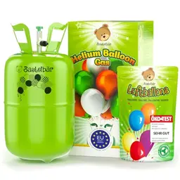 Helium Gasflasche + 100 Luftballons – perfekt für Party, Hochzeit und Geburtstag – ÖKO-TEST 