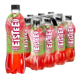 Rauch Eistee Strawberry Kiwi | Erfrischender Früchtetee | Vegan | 12 x 0,50l