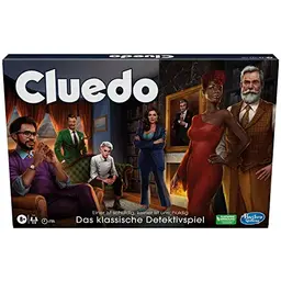 Hasbro Gaming Cluedo Brettspiel für Kinder ab 8 Jahren, für 2-6 Spieler, Detektiv- und Rätselspiel, Mysteryspiel