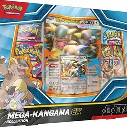 Pokémon Kollektion Mega-Kangama-ex mit holografischer Promokarte und 4 Boosterpacks