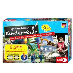 Noris Kinderquiz für Kinder ab 6 Jahren – 3300 Fragen, kompakt für Zuhause & Reisen, für 1‑6 Spieler