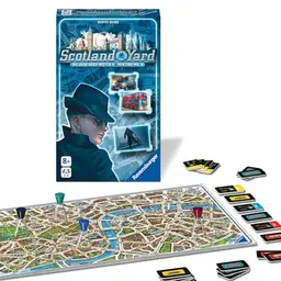Ravensburger Scotland Yard - Mitbringspiel für 2-4 Spieler, Strategiespiel ab 8 Jahren, kompaktes Reisespiel