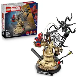 LEGO Marvel Großer Showdown: Spider-Man vs. Sandman – Spielzeug mit 3 Minifiguren für Kinder ab 9 Jahren