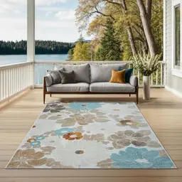 Porto Teppich - Moderner, robuster Teppich für Wohnzimmer und Outdoor, 80 x 150 cm