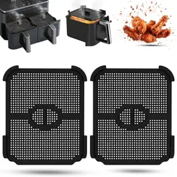 2er Set Spritzschutz für Cosori Airfryer 8,5L und Dual Blaze TwinFry 10L – Silikon Zubehör