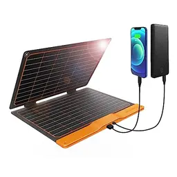 20W Faltbares Solar Ladegerät, Tragbares Solarpanel für Handys und Tablets, IP67 wasserdicht, ideal für Camping und Wandern