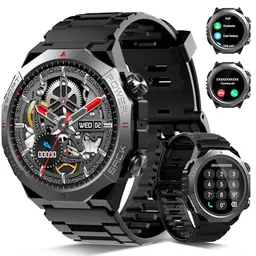 Smartwatch Herren & Damen, IP68 wasserdicht, 1,39" HD Touchscreen, 110+ Sportmodi, Herzfrequenz & Schlafmonitor, Fitnessuhr für iOS & Android