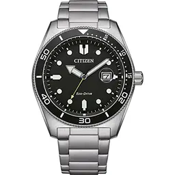 CITIZEN Herren Quarz Uhr mit Edelstahl Armband