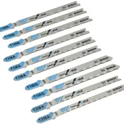 Bosch Stichsägeblatt-Set Basic Metal, 10 Stück