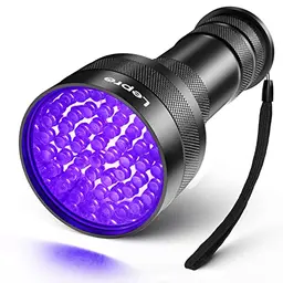 Lepro UV Schwarzlicht Taschenlampe mit 51 LEDs für Urin-Detektion von Haustieren