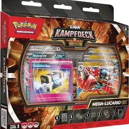 Pokémon-Sammelkartenspiel: Liga-Kampfdeck Mega-Lucario-ex (60 Karten sofort spielbar)