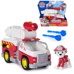 PAW PATROL – Feuerwehrauto mit Marshall-Hundfigur, Spielzeug für Kinder ab 3 Jahren