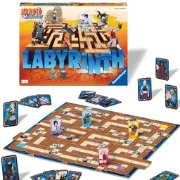 Ravensburger Naruto Shippuden Labyrinth - Der Familienspiel-Klassiker für 2-4 Spieler ab 7 Jahren