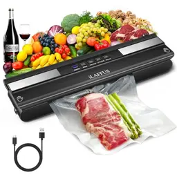 iLAFFUS Tragbares Vakuumierergerät für Sous Vide, inkl. 5 Beutel und Schlauch