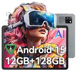 Blackview Tab60 WiFi Tablet 10 Zoll, 12GB RAM, 128GB Speicher, Octa-Core, 5100mAh, Dual Kamera
