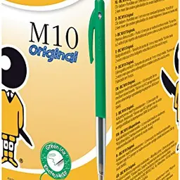BIC M10 Druckkugelschreiber grün, 50 Stück