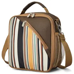 Apollo Walker Mini Kühltasche für Picknick und Arbeit, Tragbare Isoliertasche in Braun