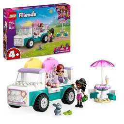 LEGO Friends Heartlake City Eiswagen Spielset mit 2 Figuren und einem Hasen, für Mädchen ab 4 Jahren