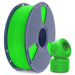 SUNLU TPU 3D Drucker Filament 1,75mm Flexibel 1KG für schnellen Druck (Grün)