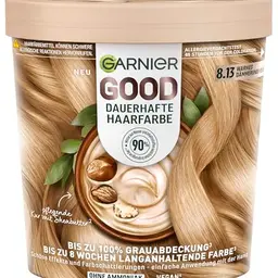 Garnier GOOD Haarfarbe 8.13 Dämmerungs-Beige – Ammoniakfreie Coloration, 100% Grauabdeckung