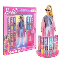 Townley Girl's Barbie 11-teiliges Lipgloss-Set für Mädchen und Kinder