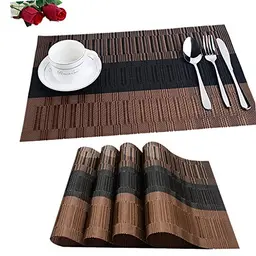 Fontic 6er Set Platzsets 30x45cm rutschfest und abwaschbar für die Küche