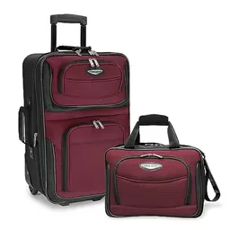Travel Select Amsterdam Erweiterbares Gepäck Set, 2-teilig, Schwarz