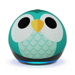 Echo Dot Kids - Smarter WLAN-Lautsprecher mit Alexa - Eulen-Design - 1 Jahr Amazon Kids+
