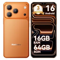 Blackview Wave 7C Smartphone, 6.56'' Display, 16GB/64GB, 32MP Kamera, 4G Dual SIM, Simlockfrei, 3 Jahre Garantie