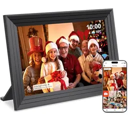 Digitaler Bilderrahmen WLAN Frameo 10,1 Zoll - 32GB Speicher, automatische Rotation, Fotos/Videos teilen