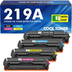 HP 219A/219X Toner 4er-Pack kompatibel mit HP Color LaserJet Pro MFP 3302-Serie Schwarz, Cyan, Magenta, Gelb